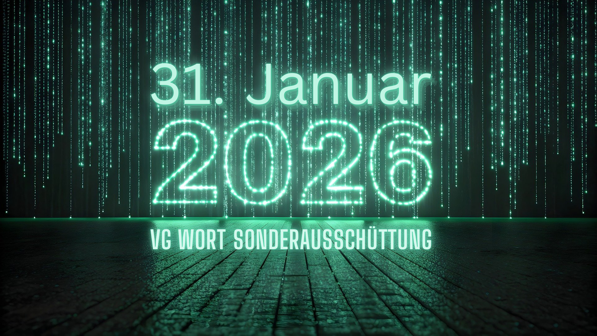 Der Countdown läuft: VGWort-Meldefrist 2025